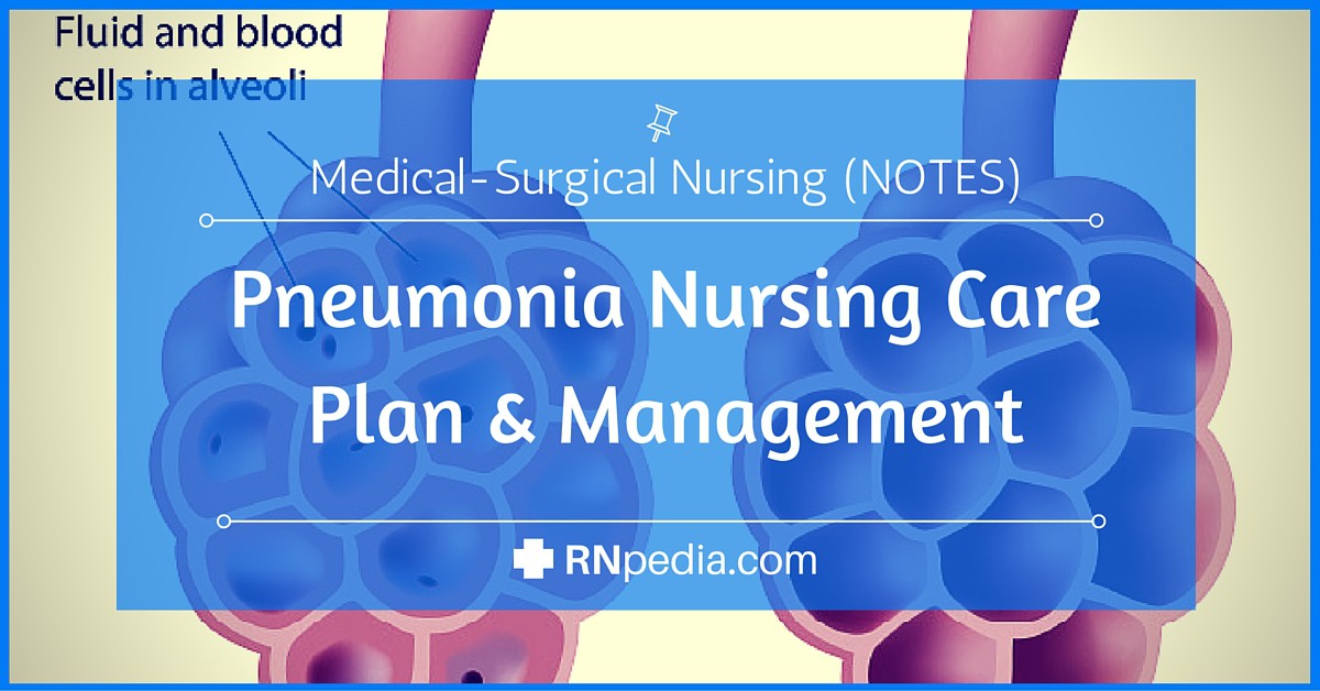 Pneumonia Nursing Care Plan Management RNpedia